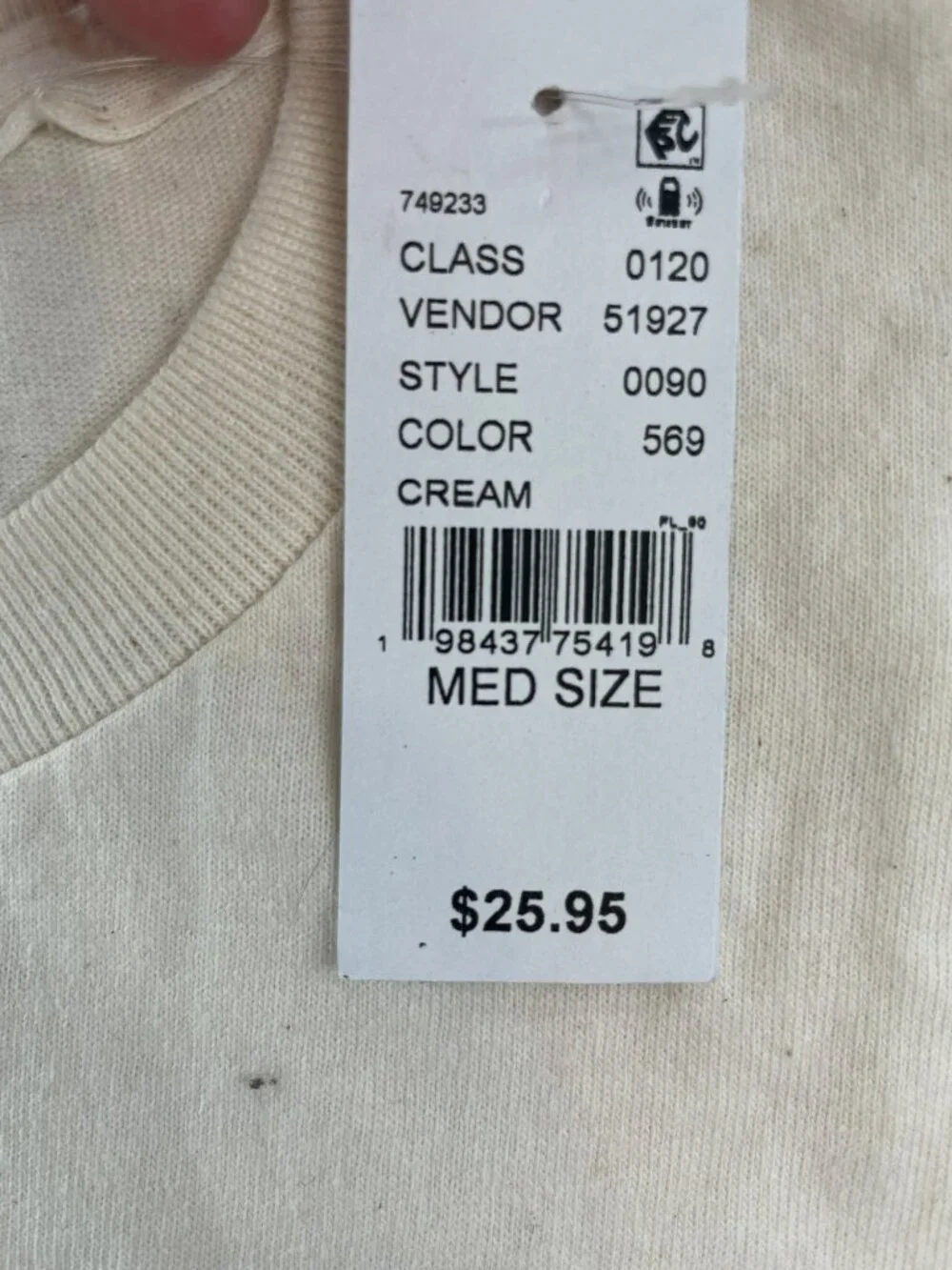 PacSun Cream Graphic Tee "The Fire Within That Never Fades" Wmn's Sz Medium NWT - Picture 6 of 8